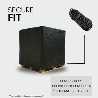 Heavy Duty Waterproof Reusable Pallet Cover – 1.25m x 1.25m x 1.20m – Durable