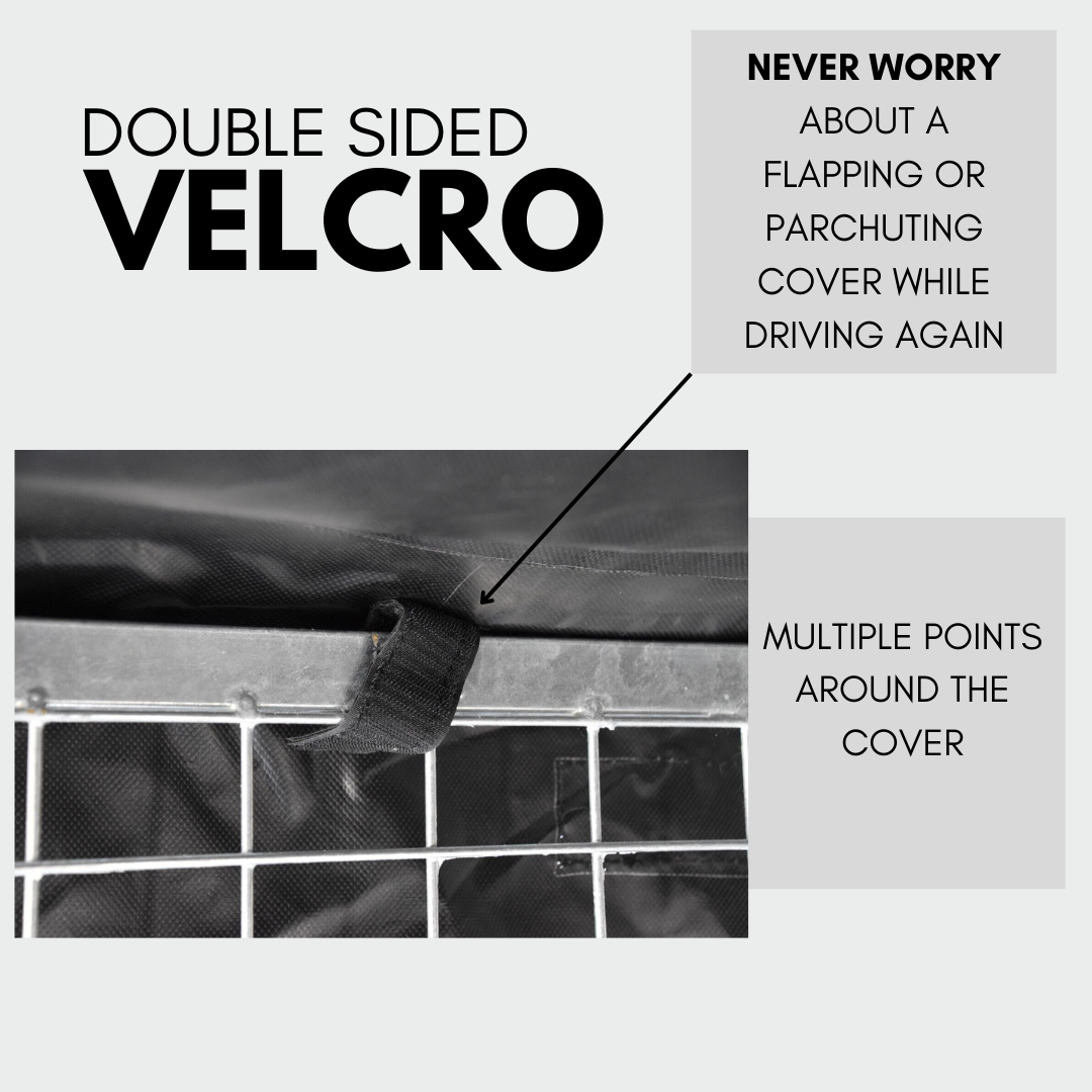 Rugged 8x5x3 Canopy Trailer Cover + Support Bar Structure – Premium Bundle