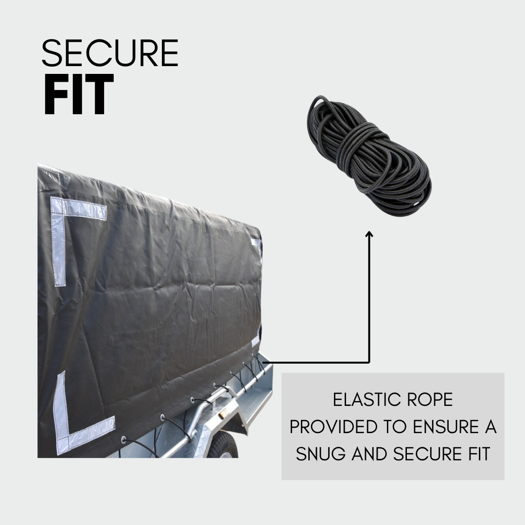 Rugged 8x5x3 Canopy Trailer Cover + Support Bar Structure – Premium Bundle