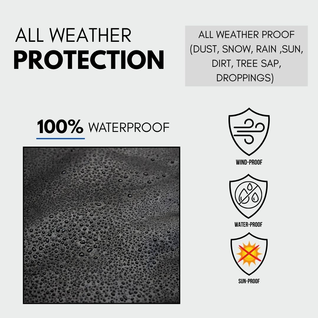 Premium Heavy-Duty Camper Trailer Cover – 2.3m x 1.75m Bed Base | Waterproof and UV Proof