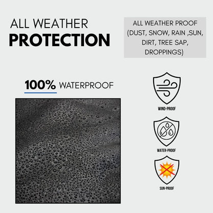 Premium Heavy-Duty Camper Trailer Cover – 2.3m x 1.75m Bed Base | Waterproof and UV Proof