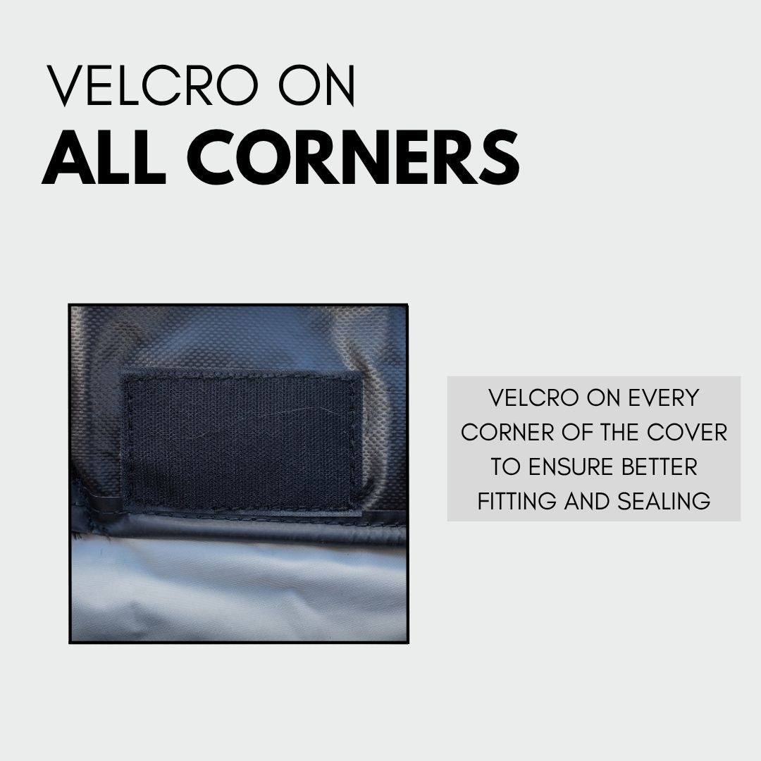 Premium Heavy-Duty Camper Trailer Cover – 2.3m x 1.75m Bed Base | Waterproof and UV Proof