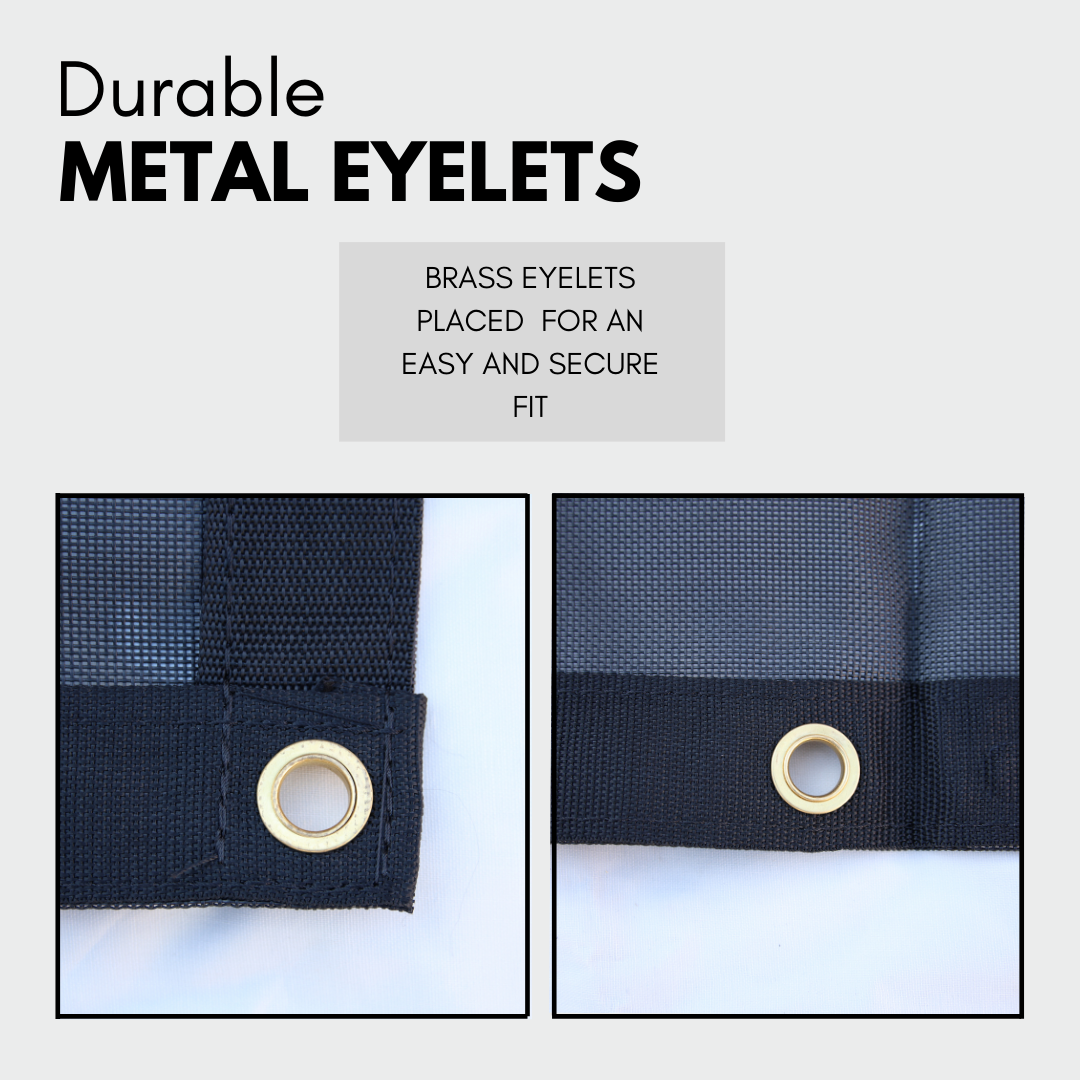 Heavy Duty Dump Truck Tarp Mesh – PVC Pocket Trailer Shade – 7x18