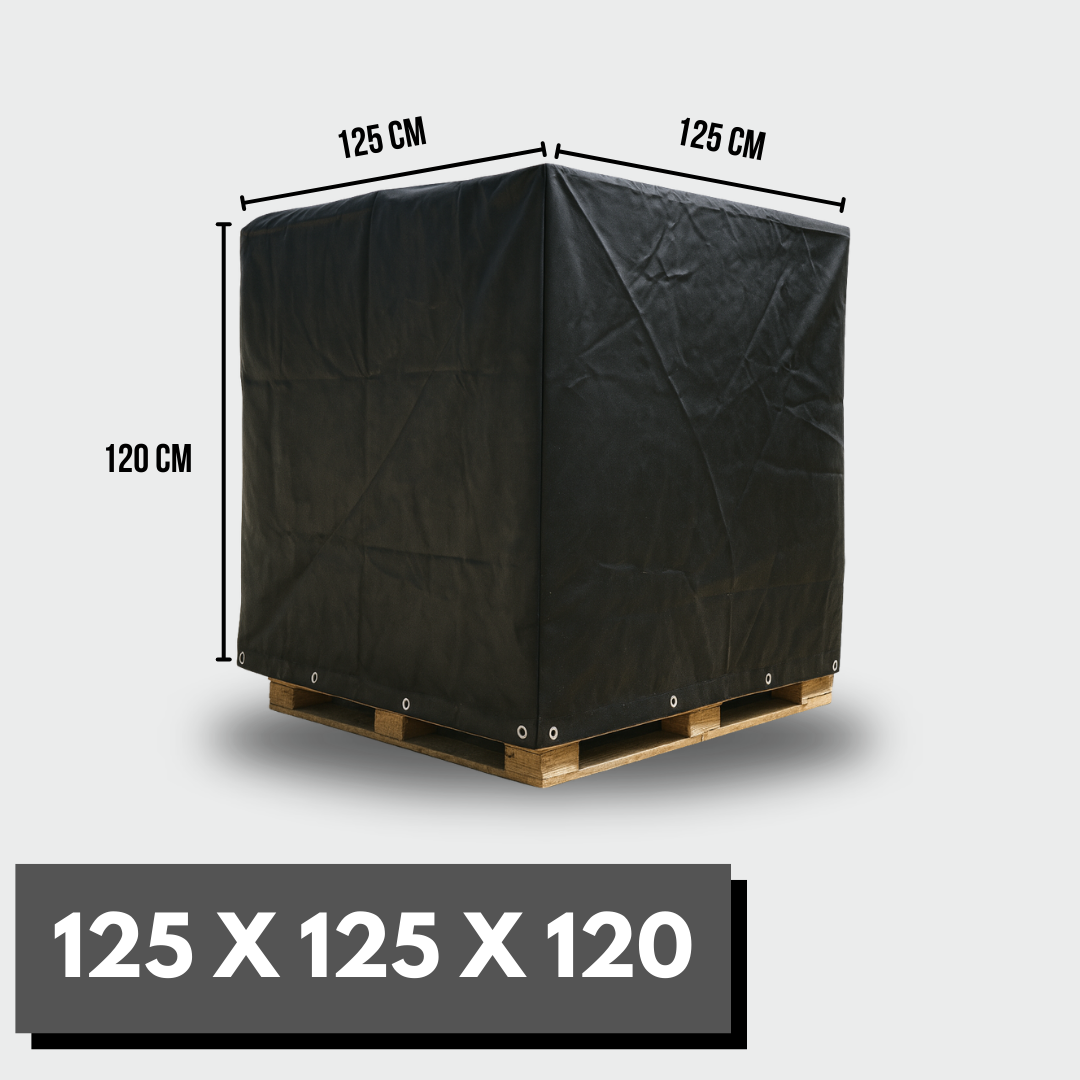 Heavy Duty Waterproof Reusable Pallet Cover – 1.25m x 1.25m x 1.20m – Durable